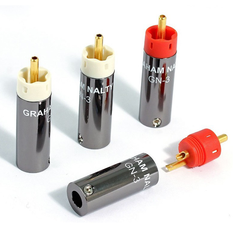 Black Rhodium Graham Nalty RCA gold plug kit GN-3